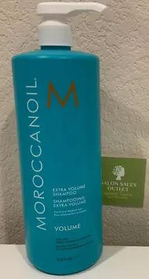 MoroccanOil Extra Volume Shampoo 33.8oz/1L For Fine Hair • $75