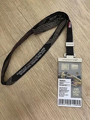 2019 F1 Sebastian Vettel Last Win Singapore 🇸🇬 Suite Lanyard Formula 1 Pass • $55.95