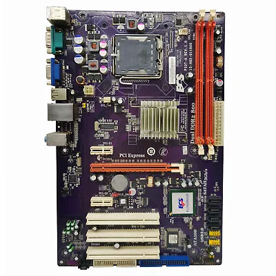 ECS P33T-A Motherboard ATX Intel G31 LGA775 DDR2 4GB SATA2 VGA Audio PS/2+I/O • $45