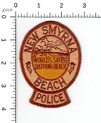 Vintage New Smyrna Beach (cc Backing) Florida Police Collectible Patch • $12.99