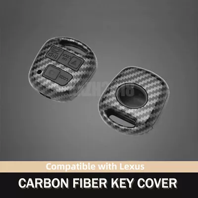 $24.70 • Buy Carbon Fiber Car Key Fob Cover For Lexus RX350 2007-2009 Remote Case Skin Jacket
