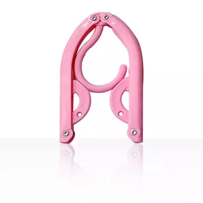 11 Pcs Travel Hangers Portable Folding Clothes Hangers For Home And Travel Pink • $16.09