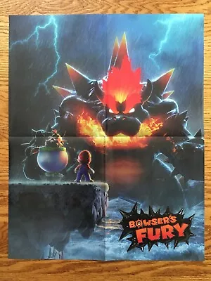Mario 3D World Bowser's Fury/Monster Hunter Rise Poster Officially Licensed • $25.49