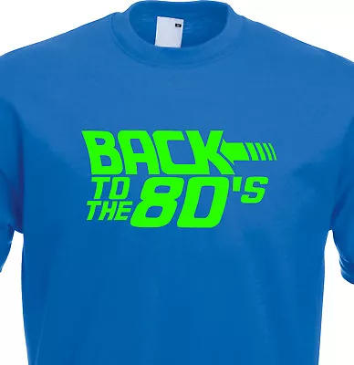 £9.99 • Buy Back To The Future 1980s Fancy Dress Dance Club Novelty Retro T Shirt Gift Green