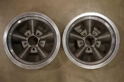 Vintage GM 14 X 7 Aluminum 5 Spoke Mag Wheels 5 On 4 3/4 Chevelle Camaro Japan • $299.99