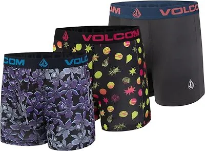 Volcom Mens Boxer Briefs Poly Spandex Performance Stretch Boxer Briefs Underwear • $19.90