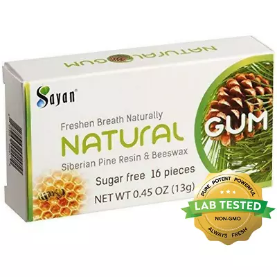 Sugar Free Chewing Gum All Natural Larch Or Pine Tree Resin Flavor With Beeswax • $24.99