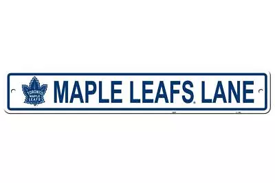 Toronto Maple Leafs 4 X24  Plastic Street Sign [NEW] NHL Wall Banner Avenue • $13.95