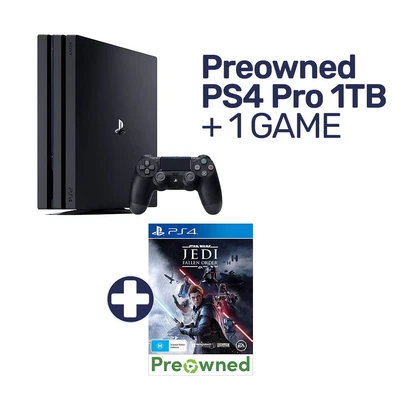 $349 • Buy PlayStation 4 Pro 1TB Console (Refurbished By EB Games) + 1  Game  - PlayStation