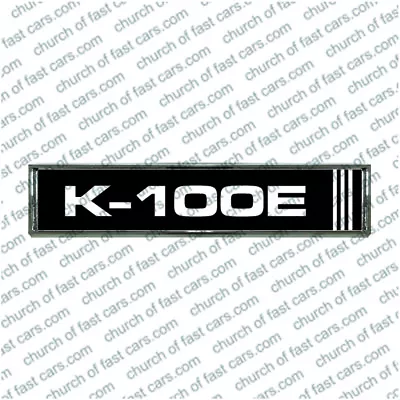 Chrome Truck Badge #7031 To Suit Kenworth K-100e Dash Interior • $37