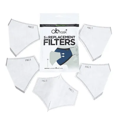 Face Mask Filter X 5 - Bespoke Fit 5 Layered Replacement Filters AB MASK • £3.50