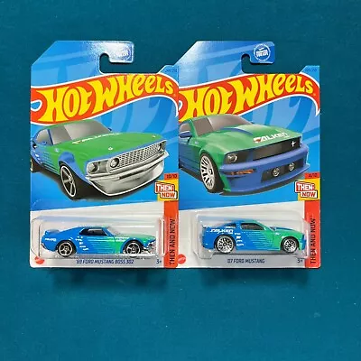 2023 Hot Wheels Pair - '69 Mustang Boss 302 & '07 Mustang - Falken Livery • $8.99