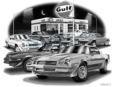 Camaro 1978798081 1981 Z28 Muscle Car Art Print #1118  Free Usa Shipping  • $24.99