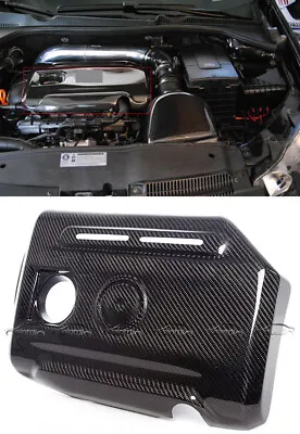 Carbon Fiber Front Engine Protector Cover Fit For VW GOLF VI 6 MK6 GTI SCIROCCO  • $189