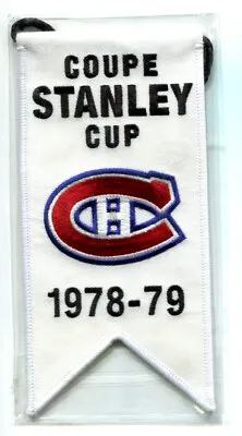 2008-09 UD Montreal Canadiens Centennial 1978-79 Stanley Cup Banner Insert • $45.79