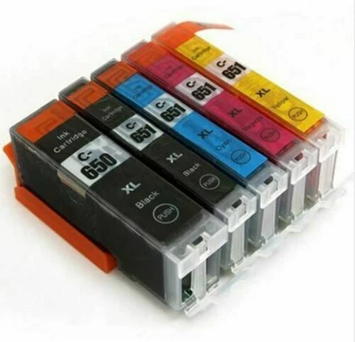 $21.44 • Buy 20 CLI 651 PGI 650 XL Ink Cartridges - Canon Pixma MG5560 MG6460 IP7260 Printer