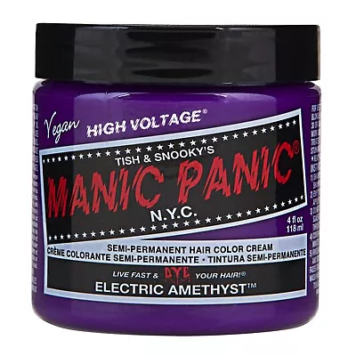 Manic Panic Electric Amethyst Classic Creme Semi Permanent Hair Dye 118ml • £9.99