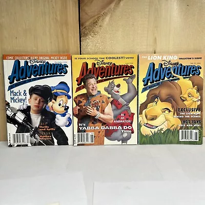Disney Adventures Magazine Lot Of 11 - 1993-1995 -VERY GOOD Condition • $6.56