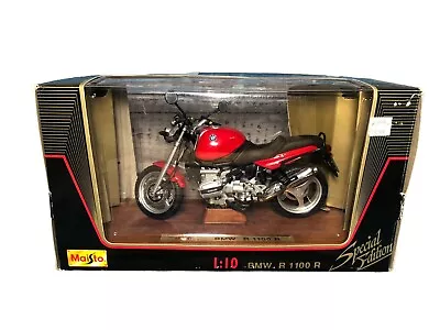 Maisto 1:10 Scale BMW R 1100 R Special Edition Die Cast Model Motorcycle • £39.99