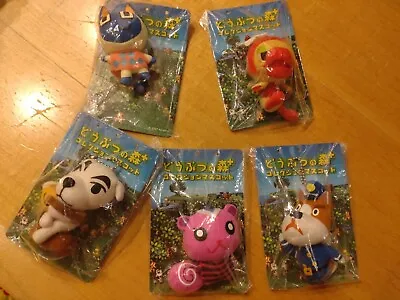 Animal Crossing Stuffed Toy   Plush Doll 2001 Mascot Keychain Set Mitzi Peanut • $170.09