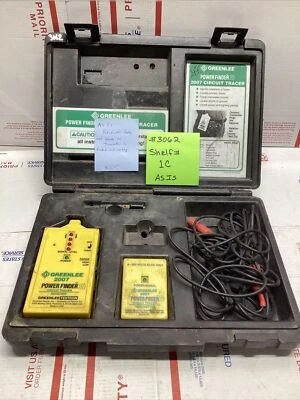 $129.99 • Buy Greenlee 2007 Power Finder Circuit Tracer **AS IS**    ED4U    #3062