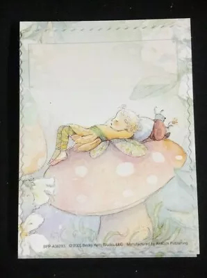  Mushroom FAIRY 50 Self-adhesive BOOKPLATES Vtg 2005 Becky Kelly Antioch • $12.95