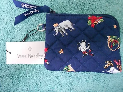 Vera Bradley Coin Purse In Snow Globe Motifs NEW  FREE SHIPPING • $13.99