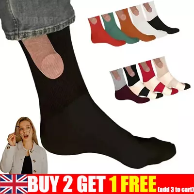 £4.89 • Buy  Show Off  DICK/COCK/PENIS Socks Mens NOVELTY JOKE FUNNY PRANK PRINTING Sock UK