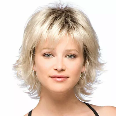 £12.89 • Buy Women Natural Short Straight Hair Wigs Ladies Bob Long Curly Cosplay Full Wig UK