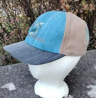 Vintage Indian Wells  Golf Hat Tennis Club Leather Strapback Imperial USA RARE • $39.95