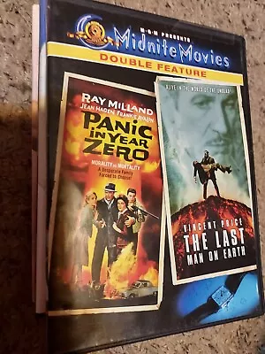 Panic In Year Zero/The Last Man On Earth (DVD 2005) 1962 1964 Film Vincent Price • $1.49