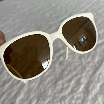 Vintage Vuarnet 002 Sunglasses White Pouilloux France Vaurnet EUC • $36