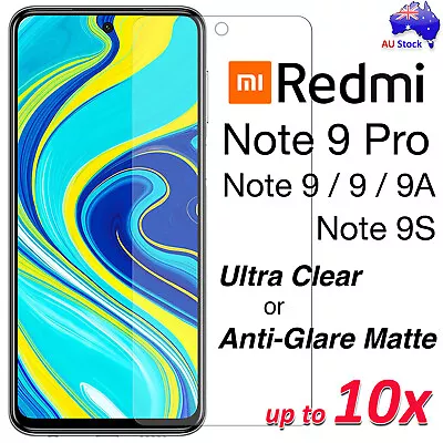 Clear Or Anti-Glare Matte Screen Protector Film For Redmi Note 9T Pro Note 9S 9T • $9.99