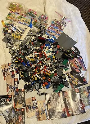 LEGO Huge Lot Friends Star Wars Mars Mission 41316 8017 7671 7663 41035 41333  • $107.50