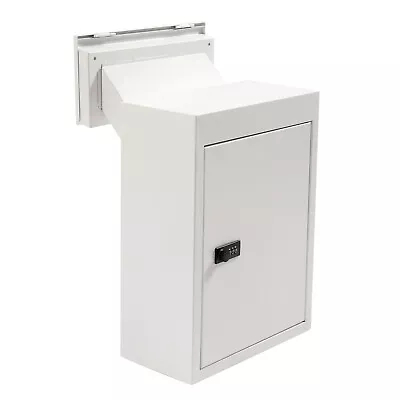 Mail Drop Box Mailbox 3 Colors For Storing Letters Cash Car Keys Rainproof White • $62.70