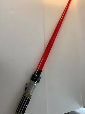 Red Star Wars Mace Windu  LIGHT SABER Costume Role-play Accessory Lights & Sound • $14