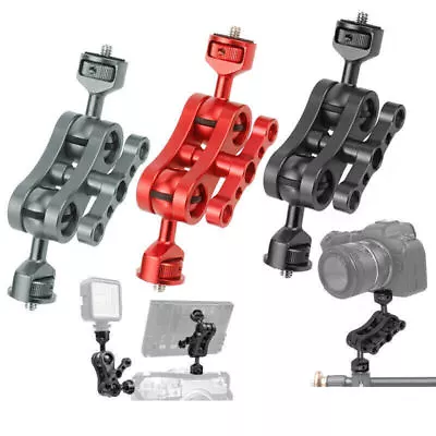 Universal CNC Aluminium 360° Swivel Ball Joint Mount For GoPro Hero9/8/7/6/5 • $26.99