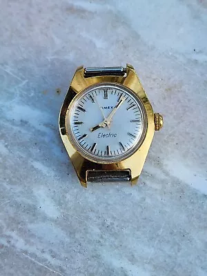 Timex Electric Gold Tone Watch Vintage • $5