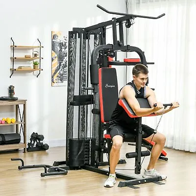 Multi Home Gym Equipment Workout Station With 132lbs Weight Stack • $619.99