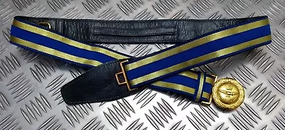 RAF Sword Belt British Royal Air Force Officer Issue PER ARDUA AD ASTRA Buckle • £84.99