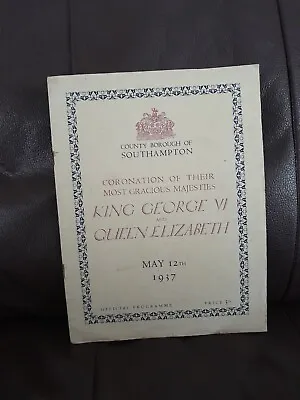 Coronation King George V1 & Queen Elizabeth 1937 Official Programme • £15