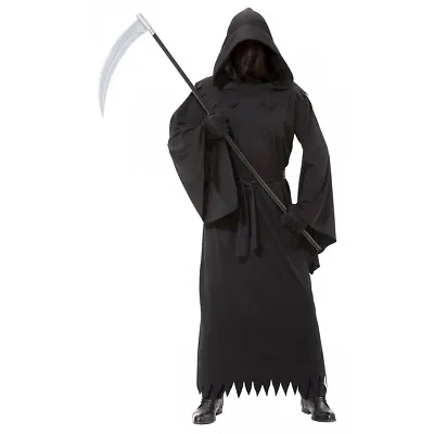Grim Reaper Costume Adult Death Scary Halloween Fancy Dress • $19.59