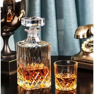 5 Piece Glass Whisky SetGlass Sets For Cocktail ScotchClear • $25.46