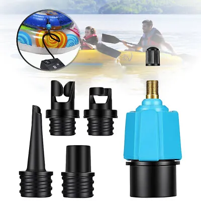 Sup Pump Air Valve Adapter For Inflatable Kayak Boat Stand Up Paddle Board BK • £8.92