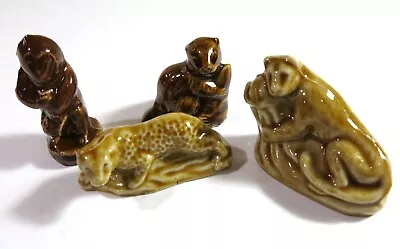 Set Of 4 Wade Figurines — Squirrel Leopard Gorilla And Monkey • $8.50