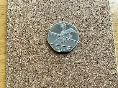 50p Coin London Olympics 2011 Horse Riding Jump Equestrian (circulated) • £3