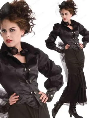 Steampunk Victorian Lady Adult Costume Explorer Retro Look Fancy Skirt Clothing  • $48.99