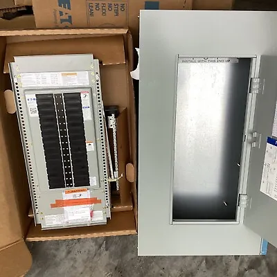 Eaton PRL1A 100A MLO 208Y/120V 30 Circuit 3 Phase 4 Wire Panel W/Surf Box+Cover • $599.99