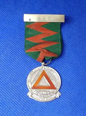 Silver & Enamel Safe Driving Competition 5yrs Drivers Award Medal 1939 W Mackie • £13.99