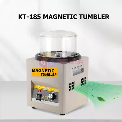 Magnetic Tumbler Jewelry Polishing Machine Jewellery Cleaners Jewelry Polisher  • £189.99